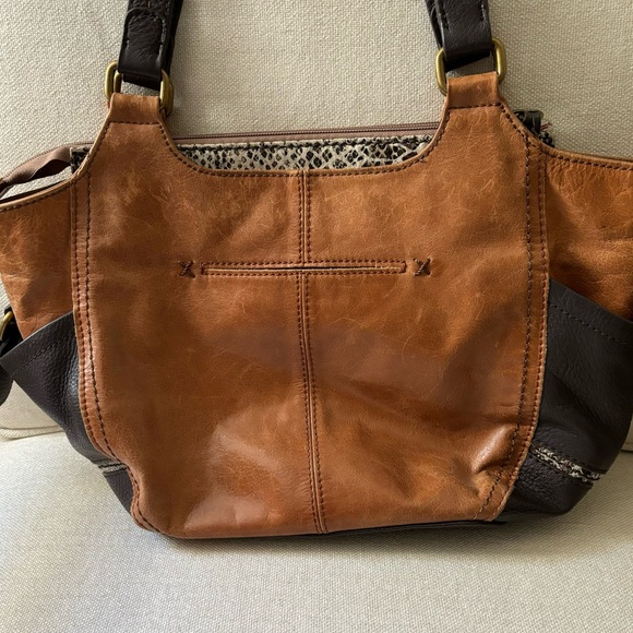 The Sak neutral leather hobo satchel handbag - Picture 2 of 6